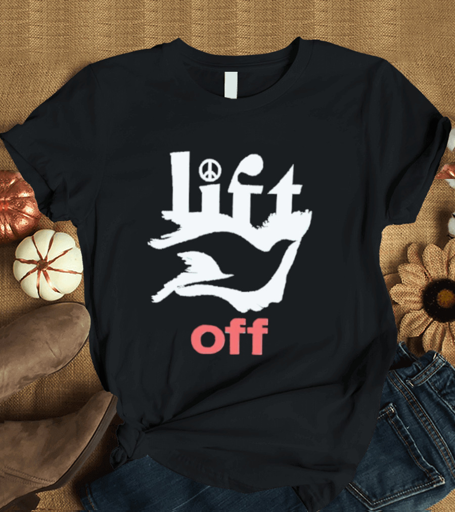Peace Sign Lift Off Doves T-Shirt