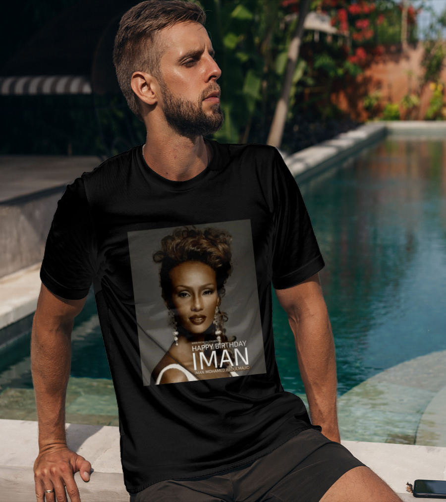 Happy Birthday Iman Mohamed Abdulmajid Celebration T-Shirt
