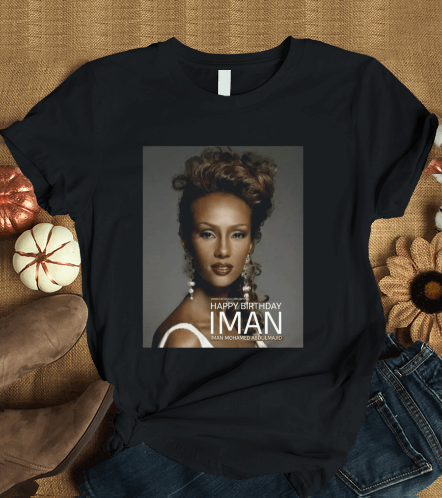 Happy Birthday Iman Mohamed Abdulmajid Celebration T-Shirt