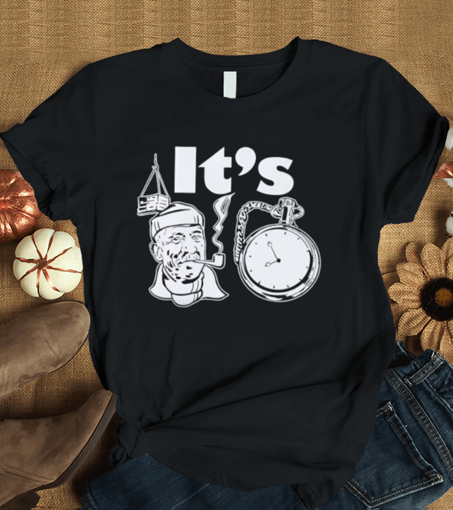Popeye The Sailor Man Pocket Smoking Pipe Nautical Seaman Cartoon It's T-Shirt