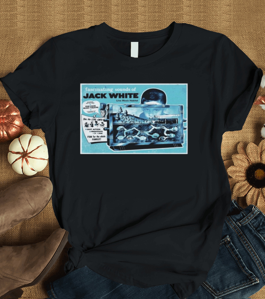 Fascinating Sounds Of Jack White Live Music Habitat Pine Knob Music Theatre 2026 T-Shirt