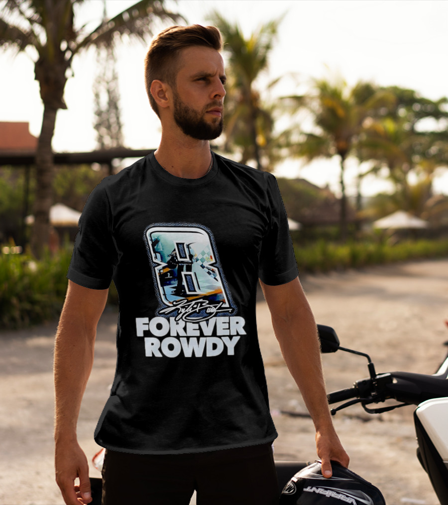KFB 8 Forever Rowdy NASCAR Racing Plaid T-Shirt