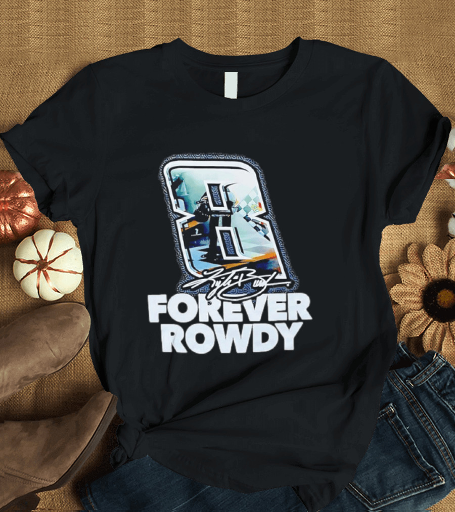 KFB 8 Forever Rowdy NASCAR Racing Plaid T-Shirt