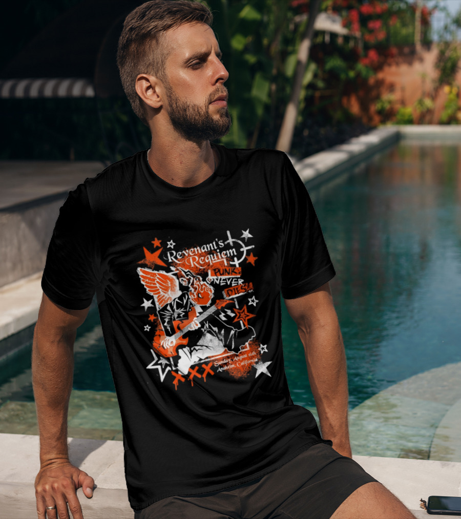 Revenant's Requiem Punk Never Dies Anaheim August 16th Sunday California Concert T-Shirt