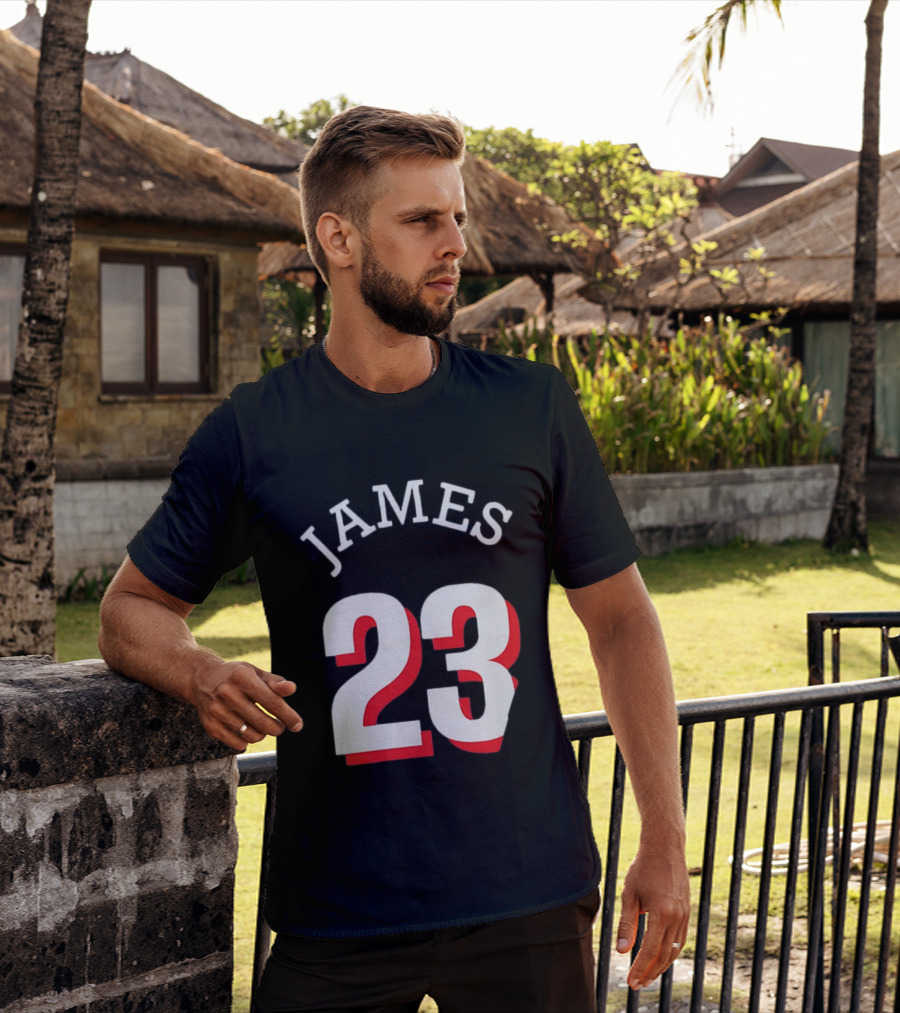 LeBron James 23 Jersey Philadelphia 76ers T-Shirt