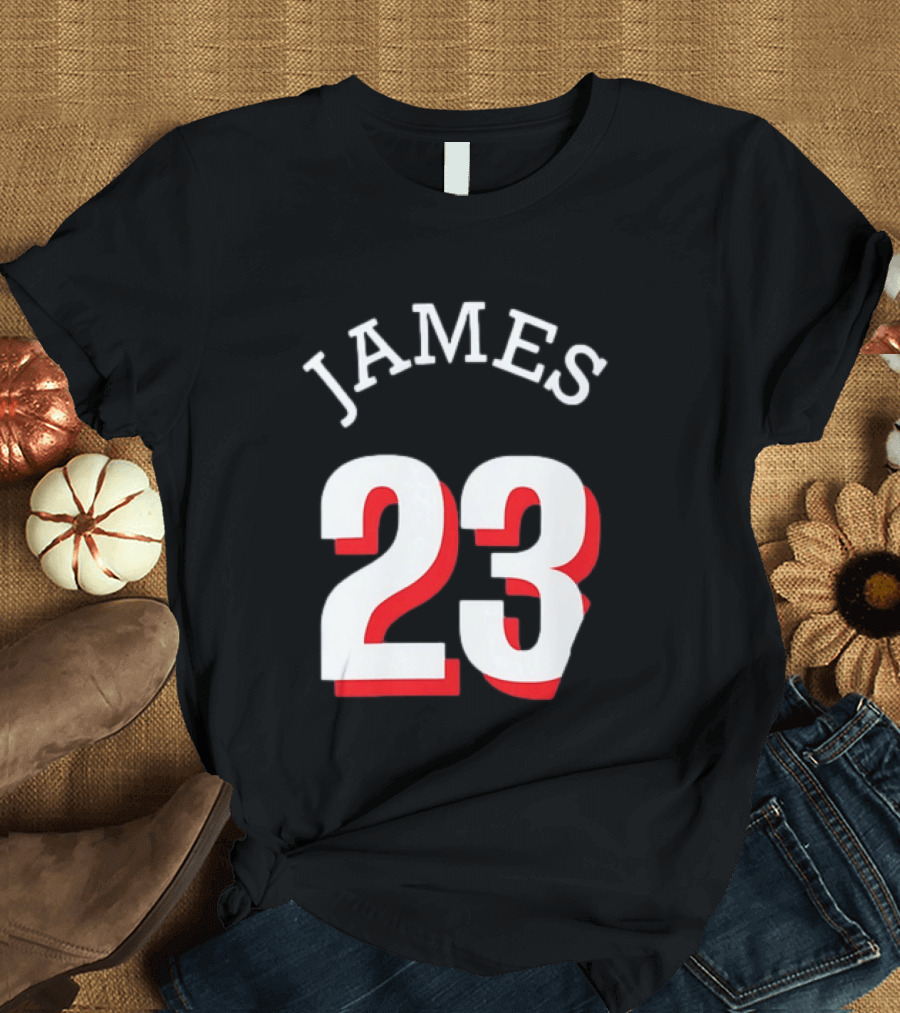 LeBron James 23 Jersey Philadelphia 76ers T-Shirt