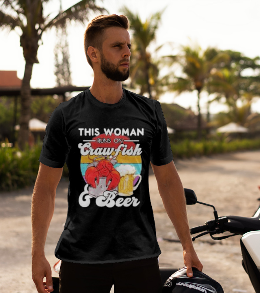 This Woman Runs On Crawfish And Beer With Vintage T-Shirt