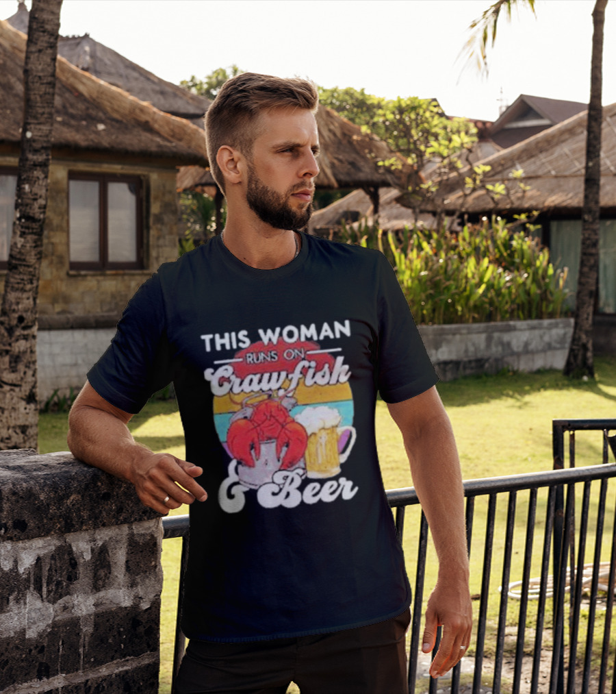 This Woman Runs On Crawfish And Beer With Vintage T-Shirt