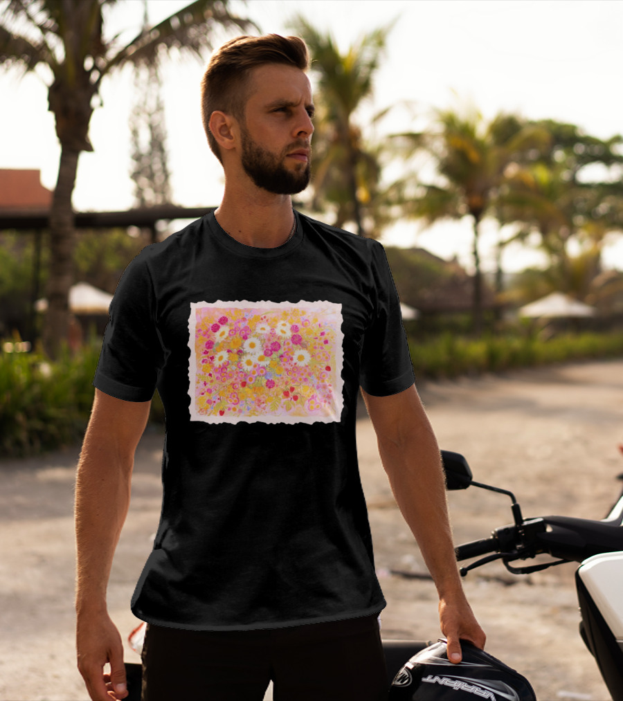Weeds Are Flowers Too A A Milne Floral Painting With Colorful Blossoms T-Shirt