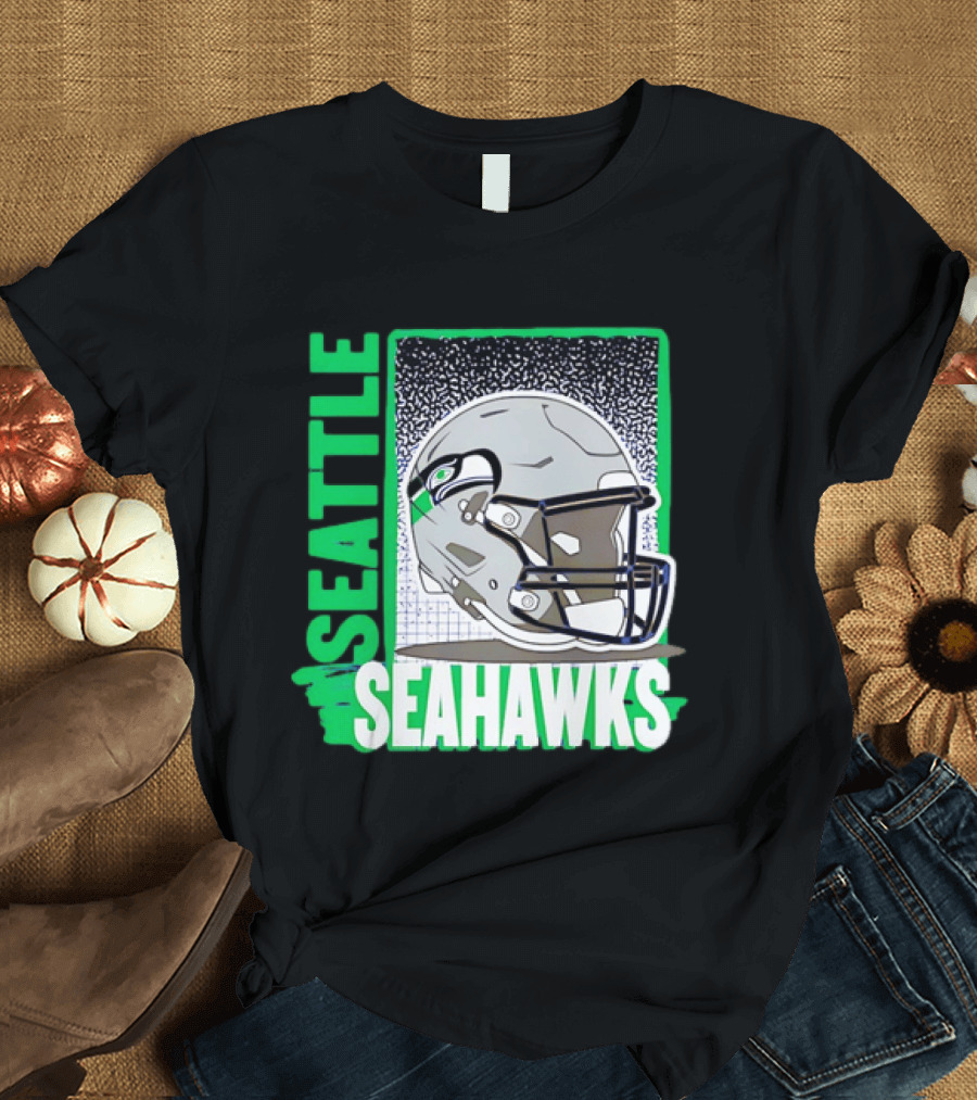 Seattle Seahawks Helmet NFL Football Team Gear T-Shirt
