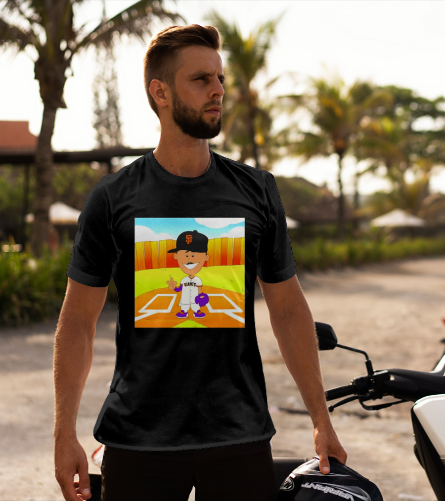 Willy Adames San Francisco Giants Cartoon Player T-Shirt