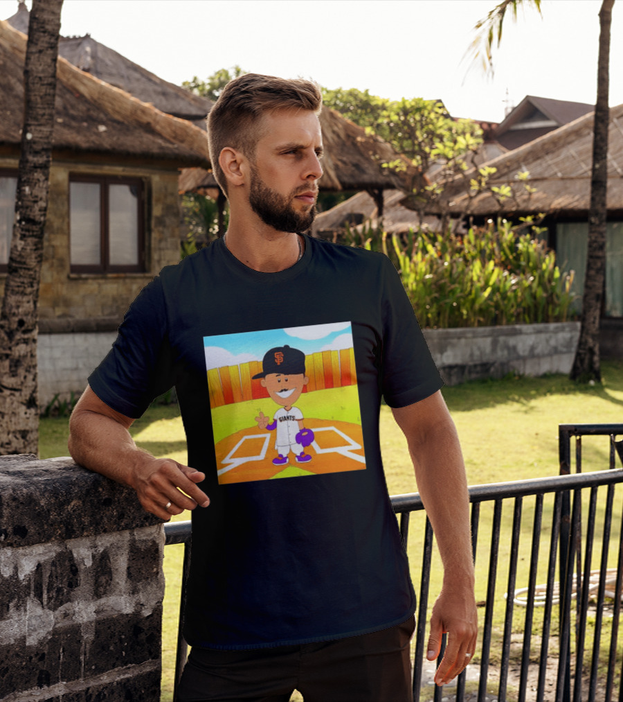 Willy Adames San Francisco Giants Cartoon Player T-Shirt