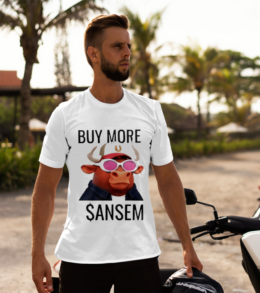 BUY MORE SANSEM Crypto Bull Finance T-Shirt