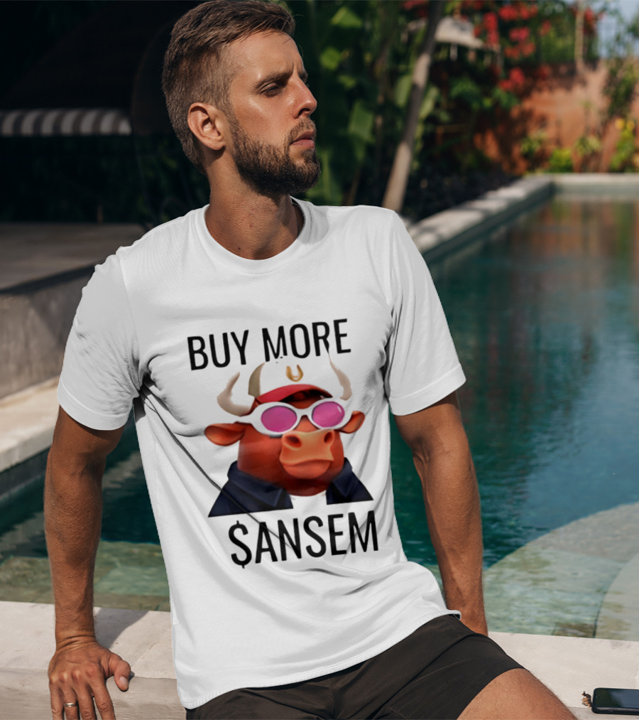 BUY MORE SANSEM Crypto Bull Finance T-Shirt