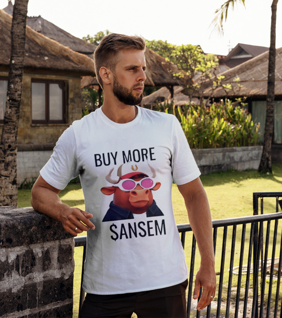 BUY MORE SANSEM Crypto Bull Finance T-Shirt