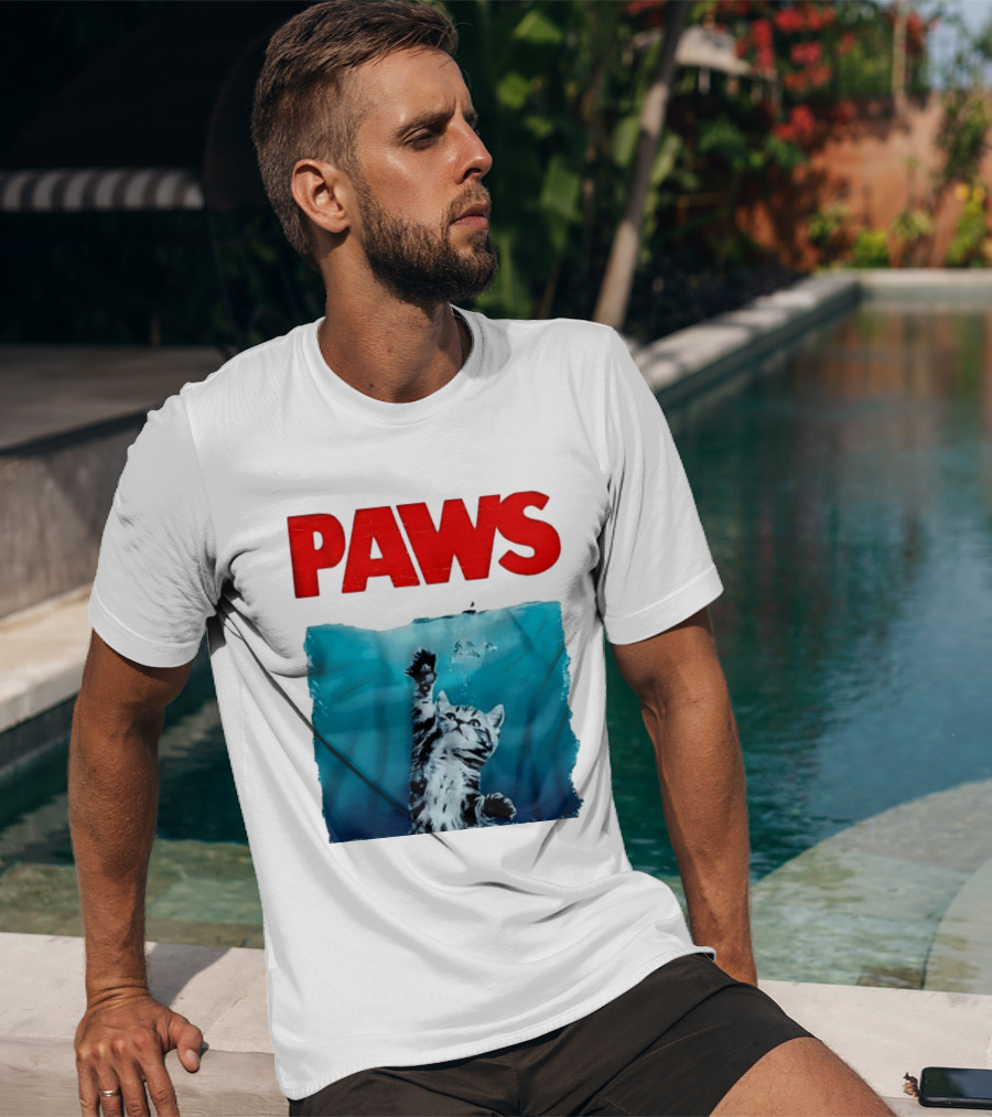 PAWS Cat Kitten Jaws T-Shirt
