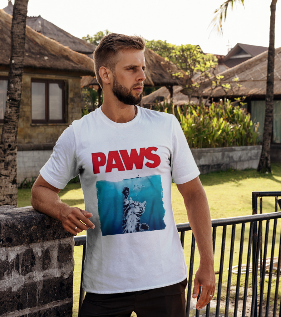 PAWS Cat Kitten Jaws T-Shirt