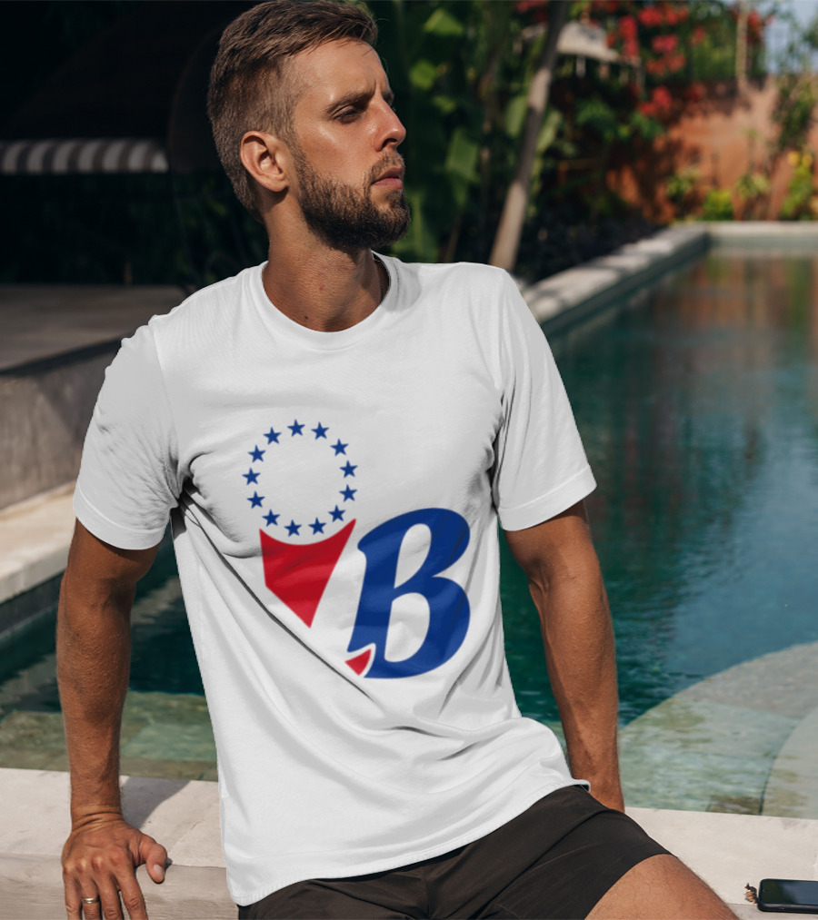 Chinatown Market Store Let Brotherly Love Philadelphia B Icon Circle Stars T-Shirt