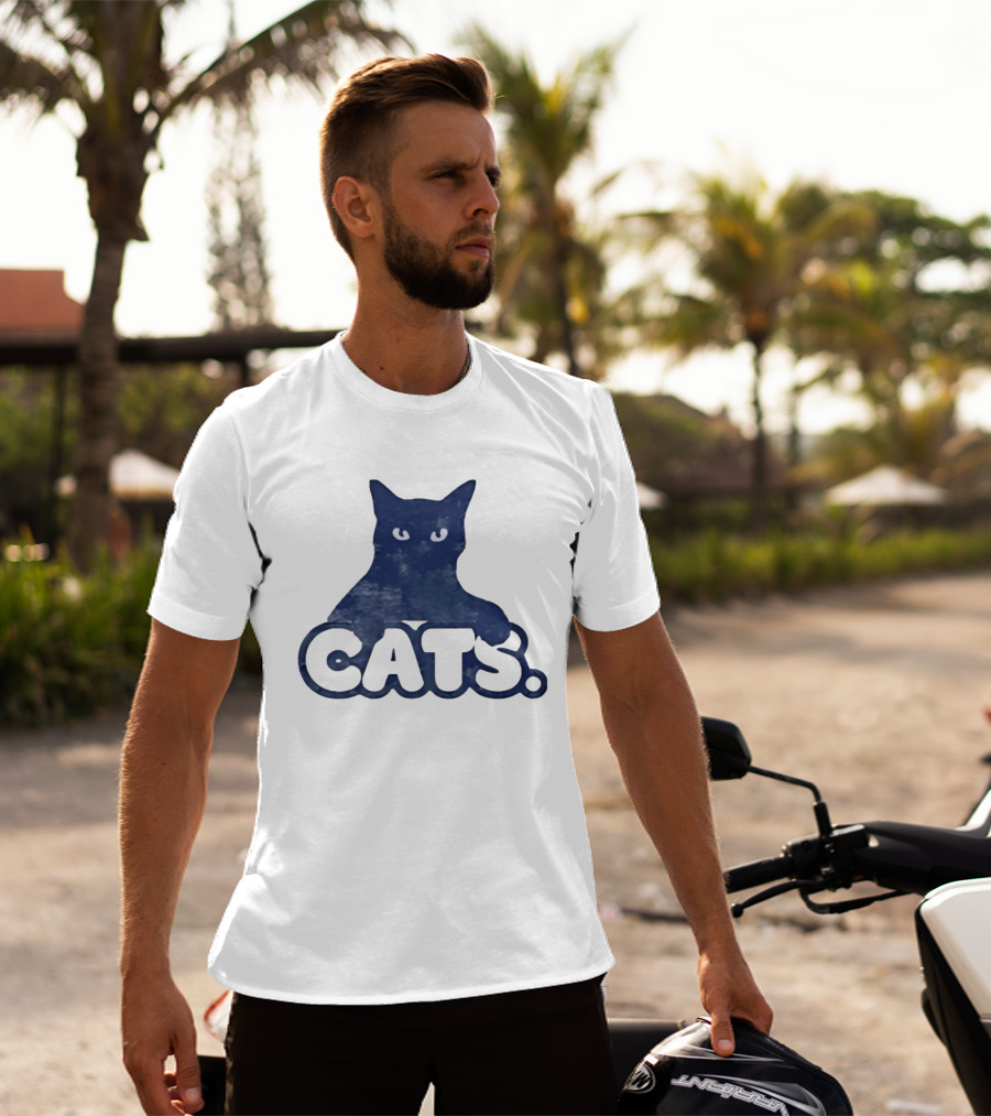 Distressed Vintage Cats Feline Kitten Pet T-Shirt
