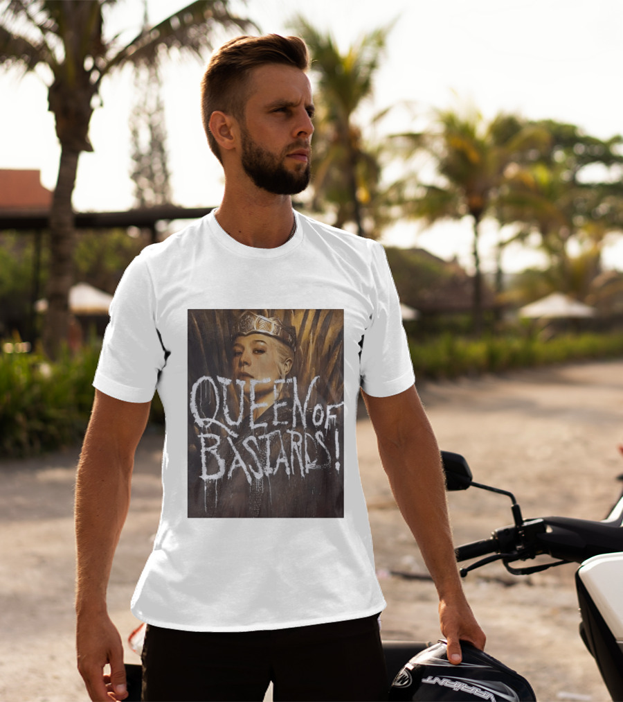 Rhaenyra Targaryen Queen Of Bastards House Of The Dragon Iron Throne Crown T-Shirt
