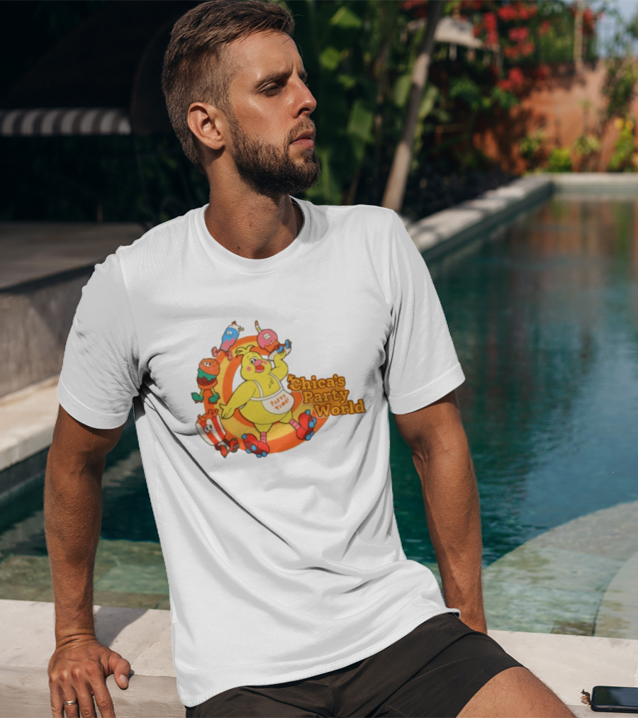 Hex Store Hex X Fnaf Chica's Party World Secret Of The Mimic 2 Party Time T-Shirt