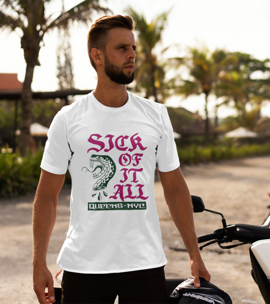 Sick Of It All Snake Queens NYC Hardcore Punk T-Shirt