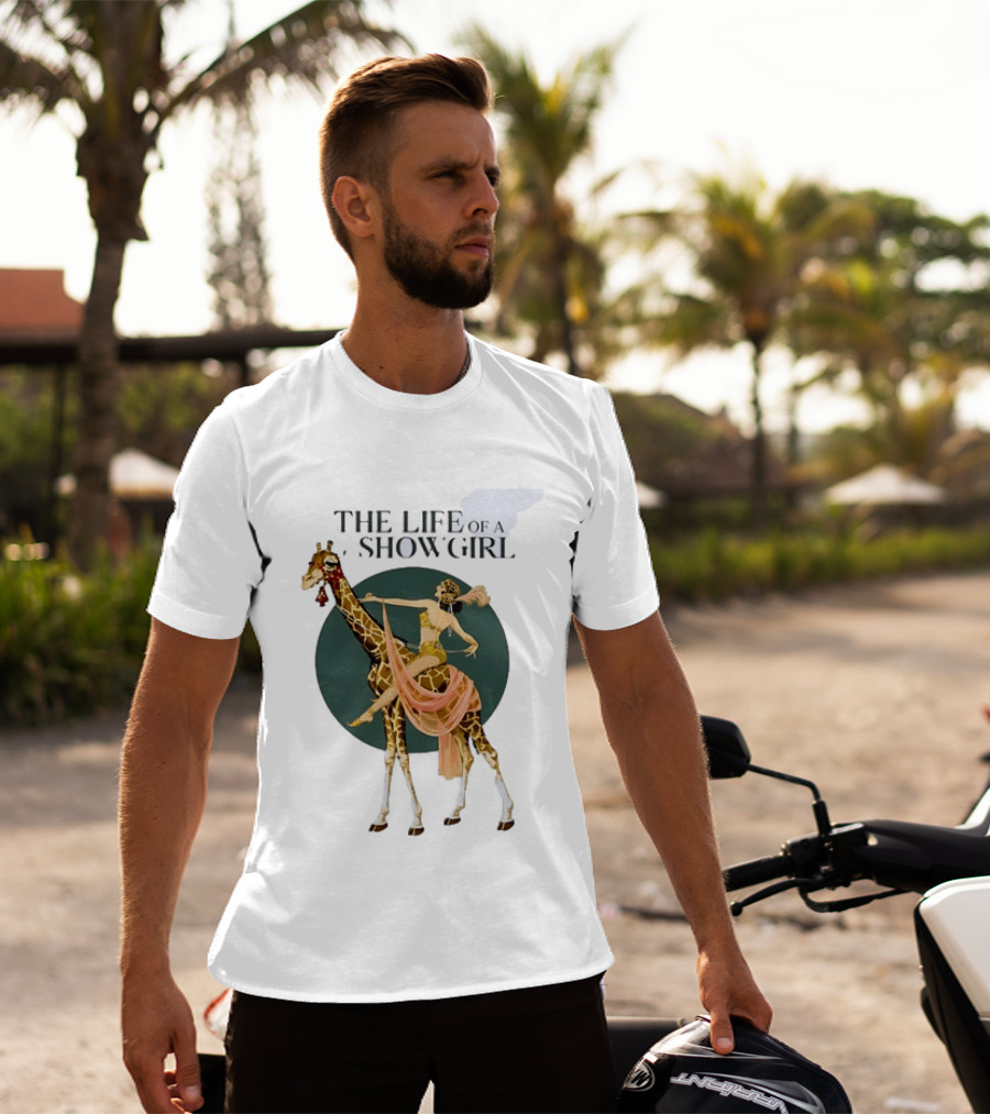 The Life Of A Showgirl With Deco Giraffe Art Deco T-Shirt
