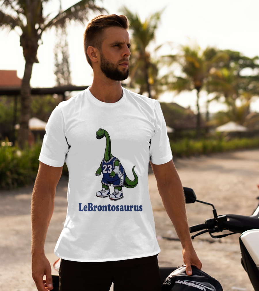 LeBrontosaurus Dinosaur Basketball Jersey Number 23 T-Shirt