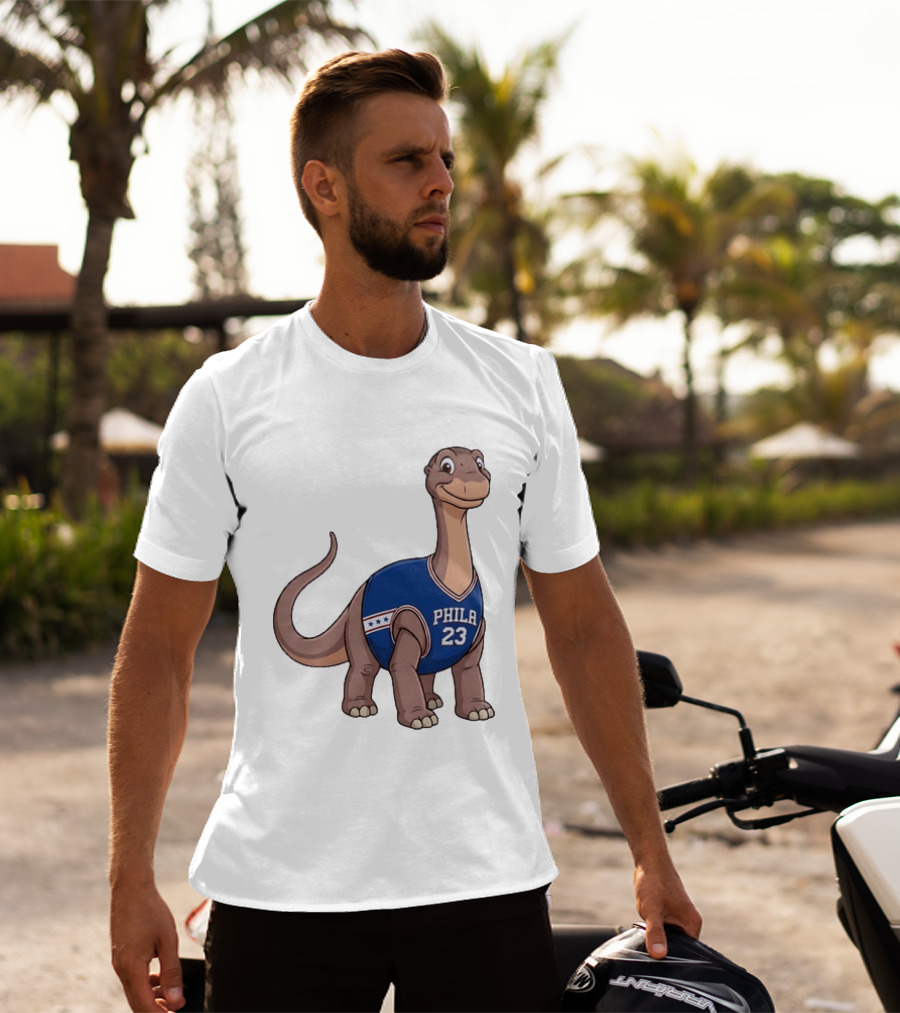 Philadelphia 76ers Littlefoot Dinosaur LeBron James 23 T-Shirt
