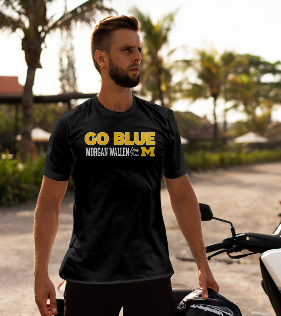 Morgan Wallen Live From Michigan Go Blue M T-Shirt
