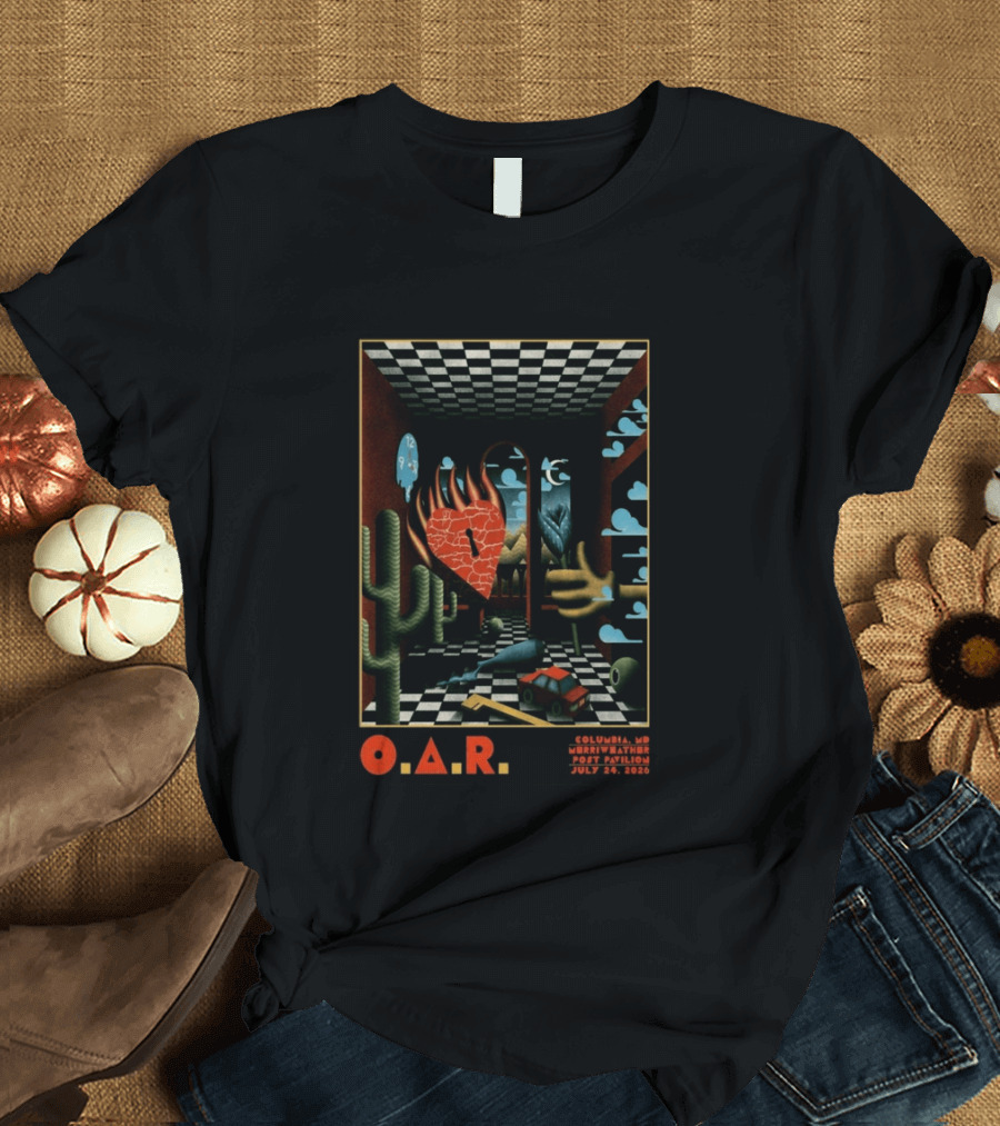 O.A.R Merriweather Post Pavilion Columbia MD July 24 2026 T-Shirt