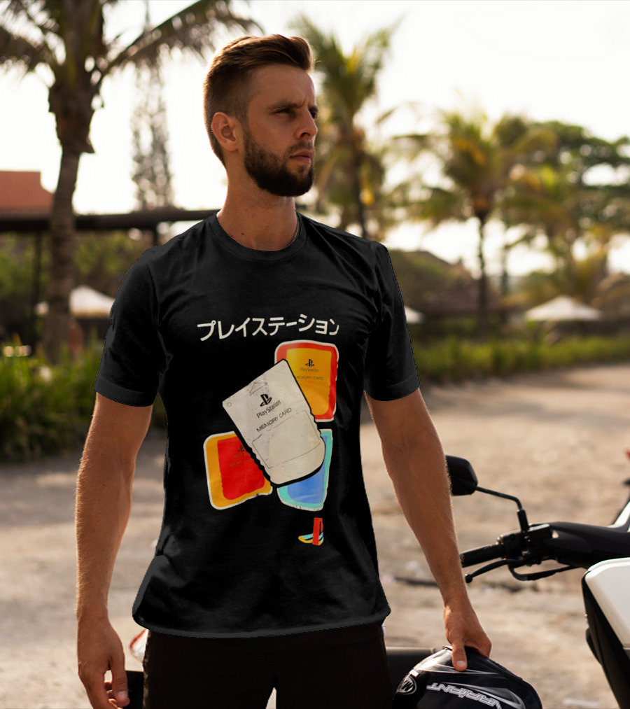 PlayStation Memory Card PS1 Sony Classic Retro Gaming Accessories T-Shirt