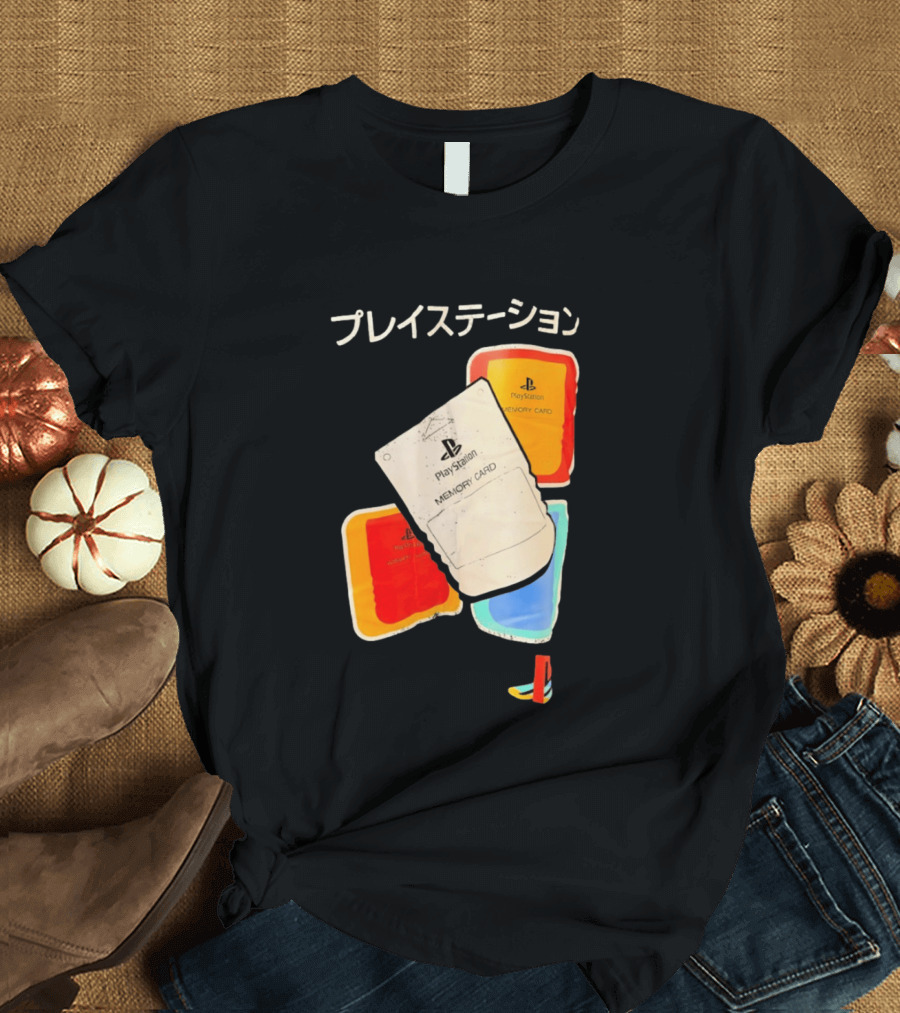 PlayStation Memory Card PS1 Sony Classic Retro Gaming Accessories T-Shirt