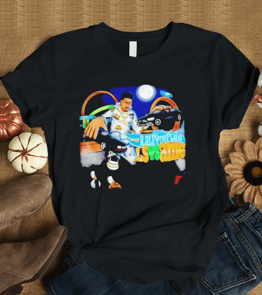 Ralfy The Plug LS Vs AMG Hot Wheels Racing Adventure With Street Style And Iconic Moonlit Scene T-Shirt