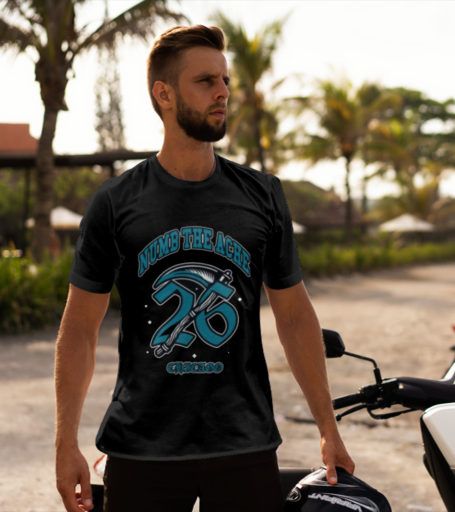Vctms Store Numb The Ache 26 Chicago Basketball Jersey T-Shirt
