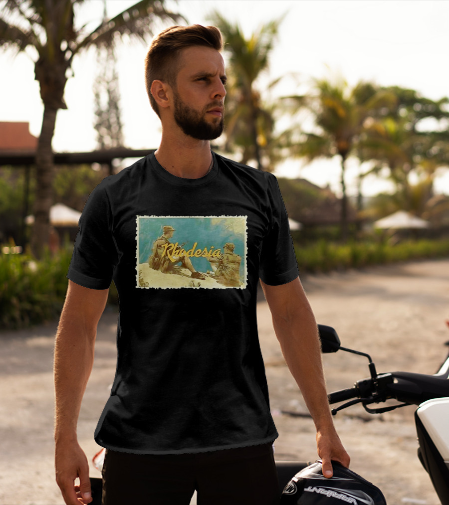 Rhodesia Soldiers Bush War Vintage Nostalgia T-Shirt