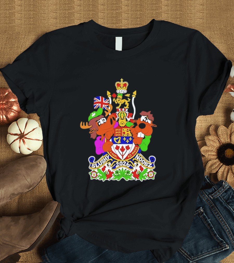 Slushy Noobz 2026 Coat Of Arms A Mari Ad Mare Martin Hamzah T-Shirt