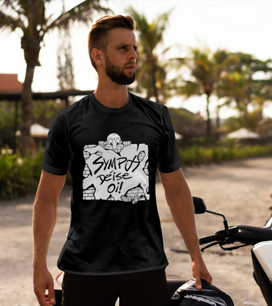 Sympos Deise Oi Skinhead Brick Wall Punk T-Shirt
