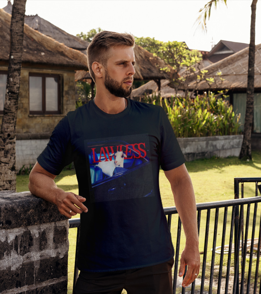 LAWLESS Goat In Car SB Driving T-Shirt