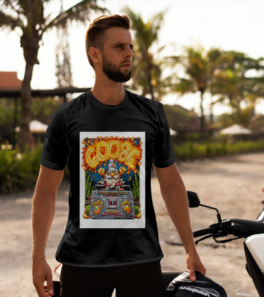 Goose July 3rd 4th 2026 Saratoga Springs NY T-Shirt
