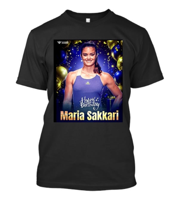 Happy Birthday Maria Sakkari Tennis Insider Celebration T-Shirt