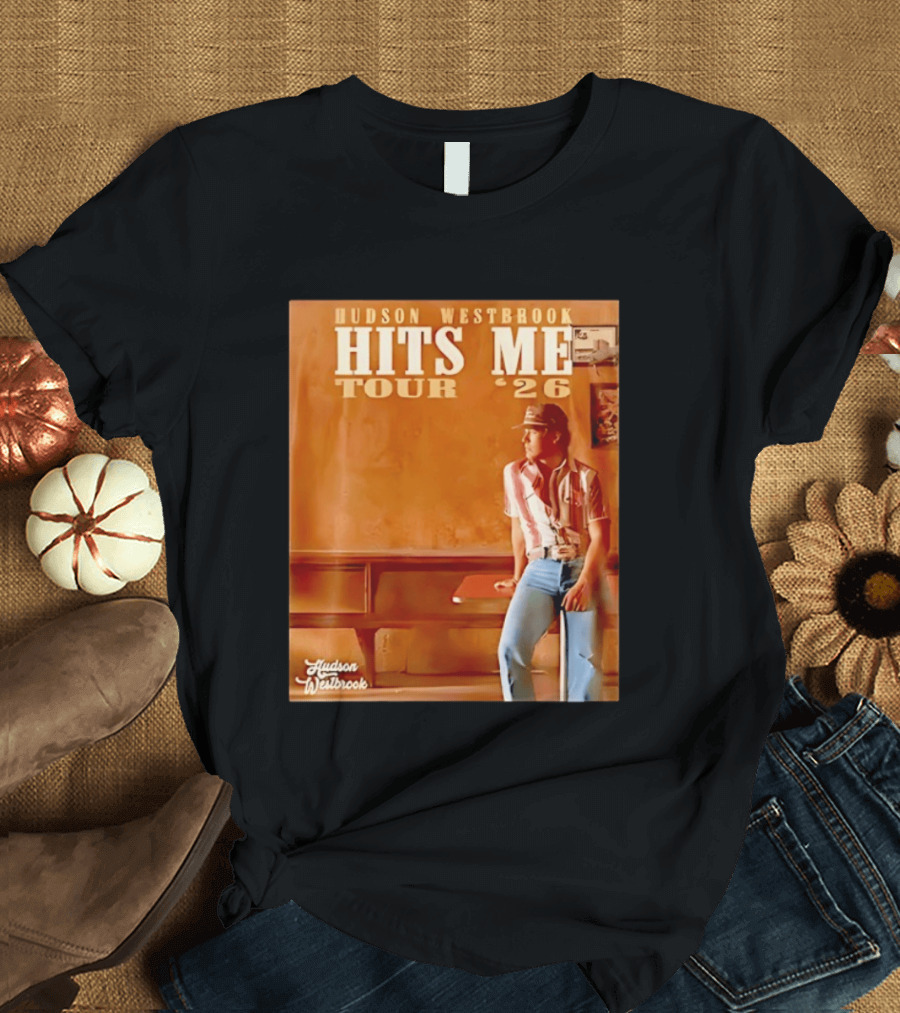 Hudson Westbrook Hits Me Tour '26 Retro Americana T-Shirt
