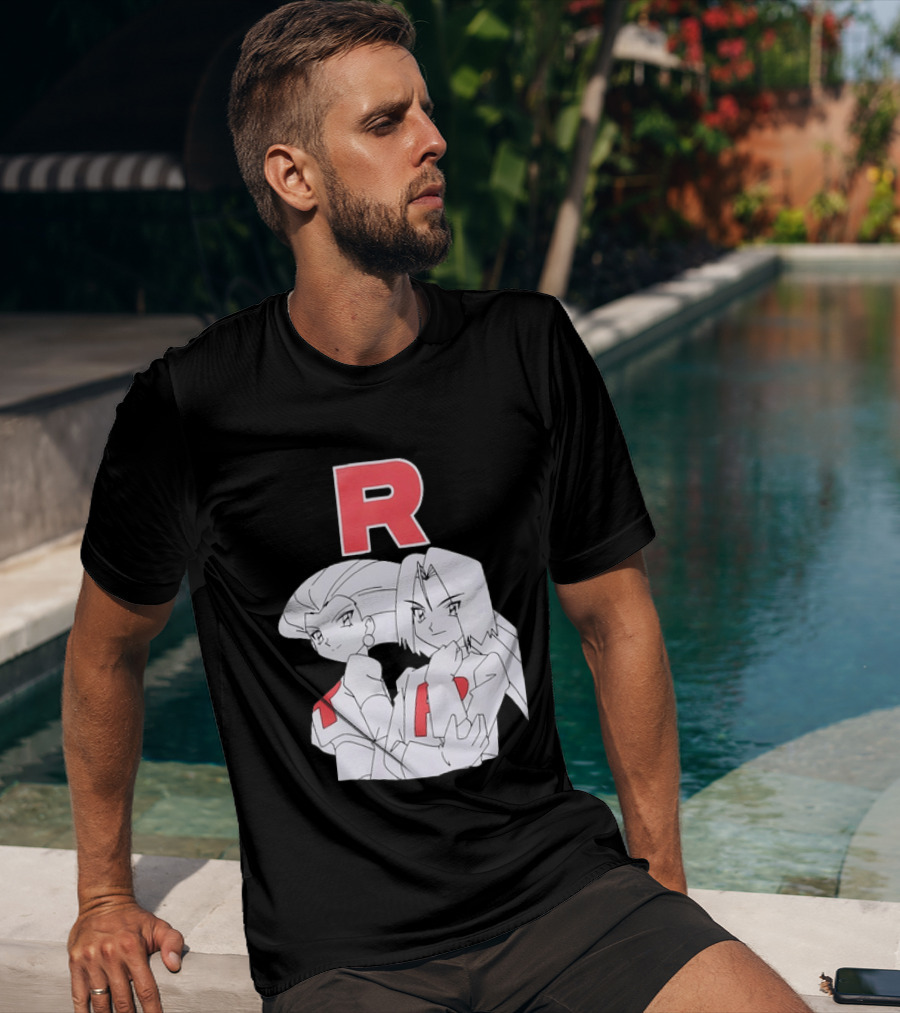Jessie James Team Rocket R POKEMON Characters T-Shirt