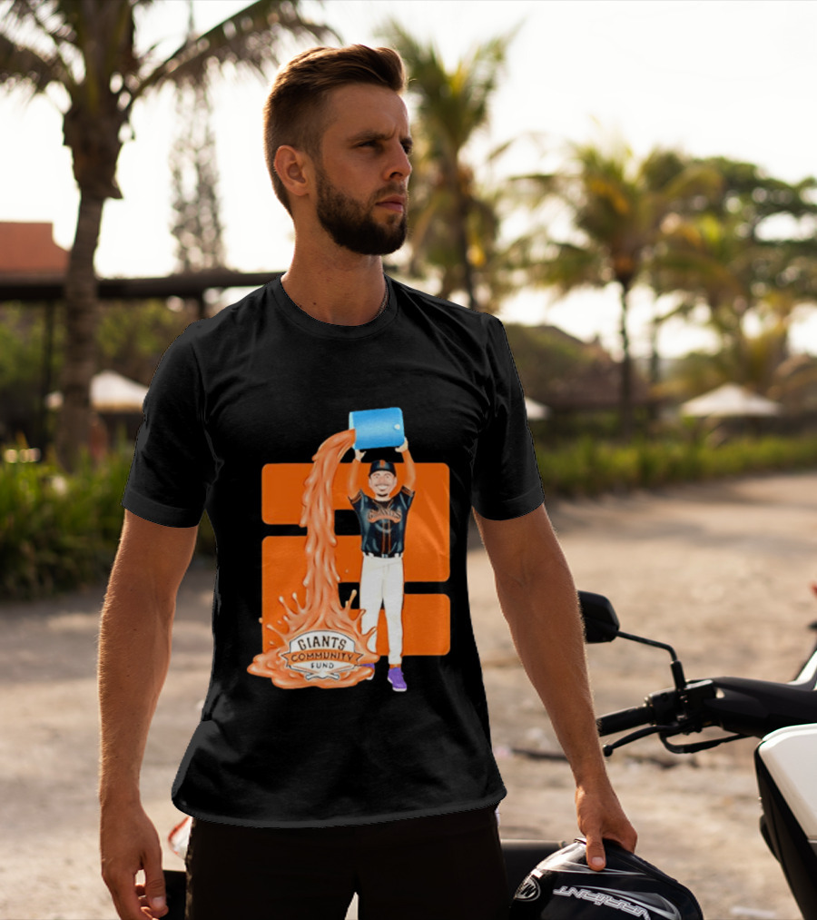 San Francisco Giants Community Fund Logan Webb Splash T-Shirt