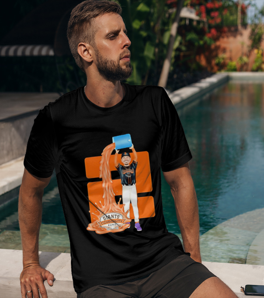 San Francisco Giants Community Fund Logan Webb Splash T-Shirt