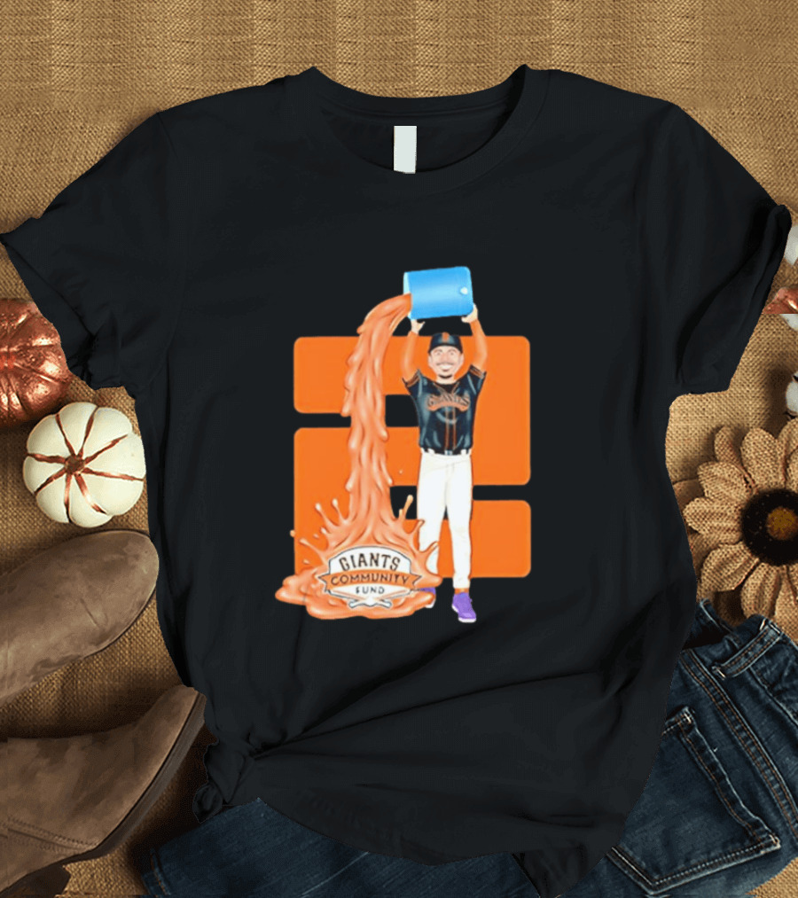San Francisco Giants Community Fund Logan Webb Splash T-Shirt