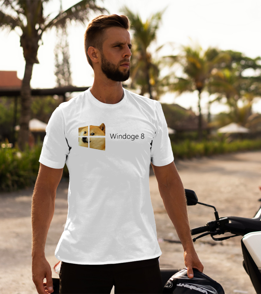 Doge Meme Windoge 8 Windows T-Shirt
