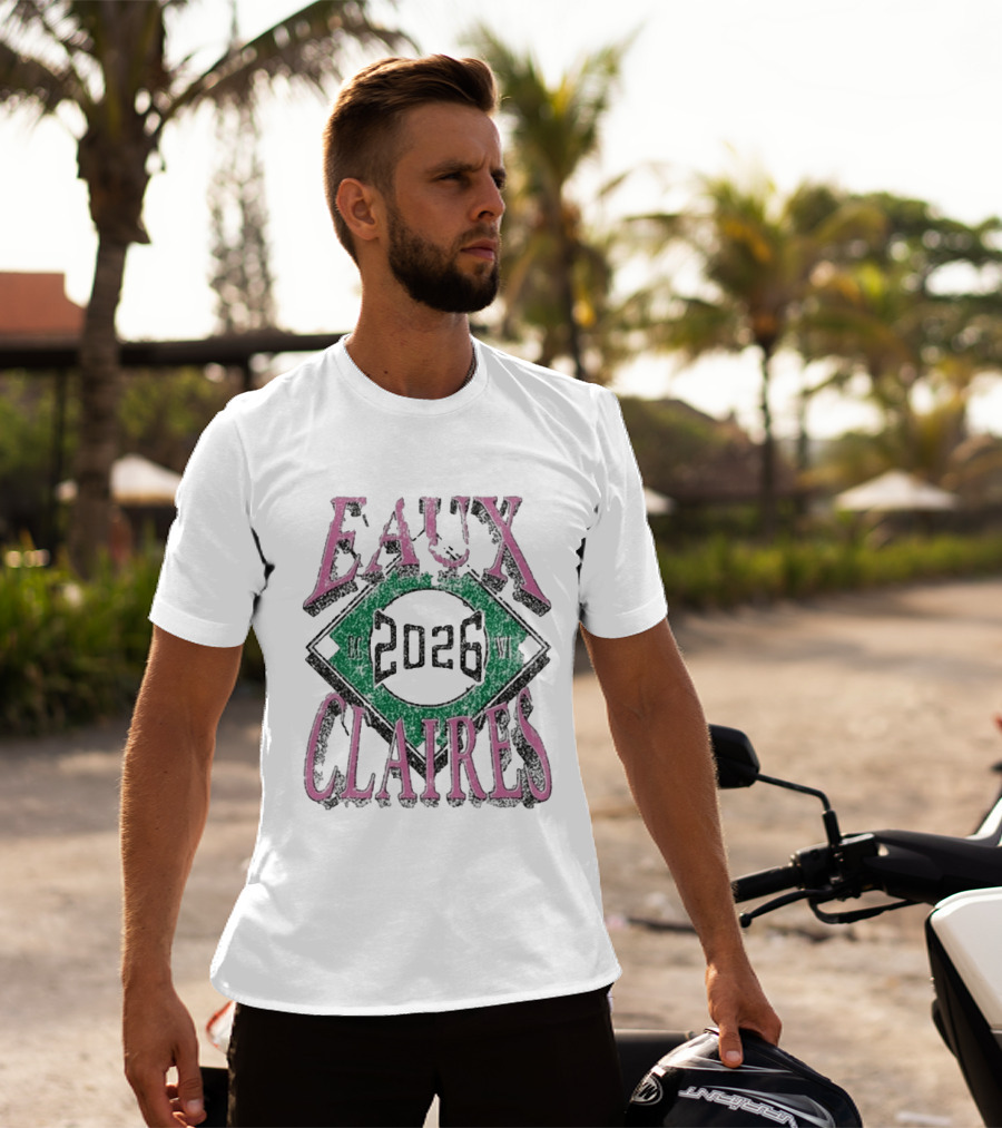 Eaux Claires 2026 WI Baseball T-Shirt