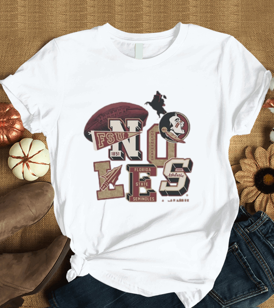 Florida State Seminoles Unconquered 1851 FSU Athletic Flo Grown Original T-Shirt