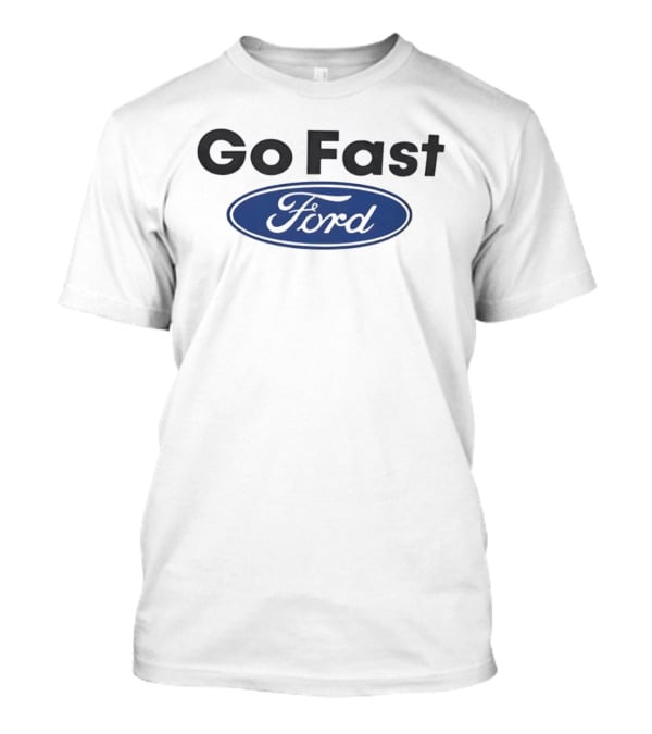 Go Fast Ford Oval Blue T-Shirt